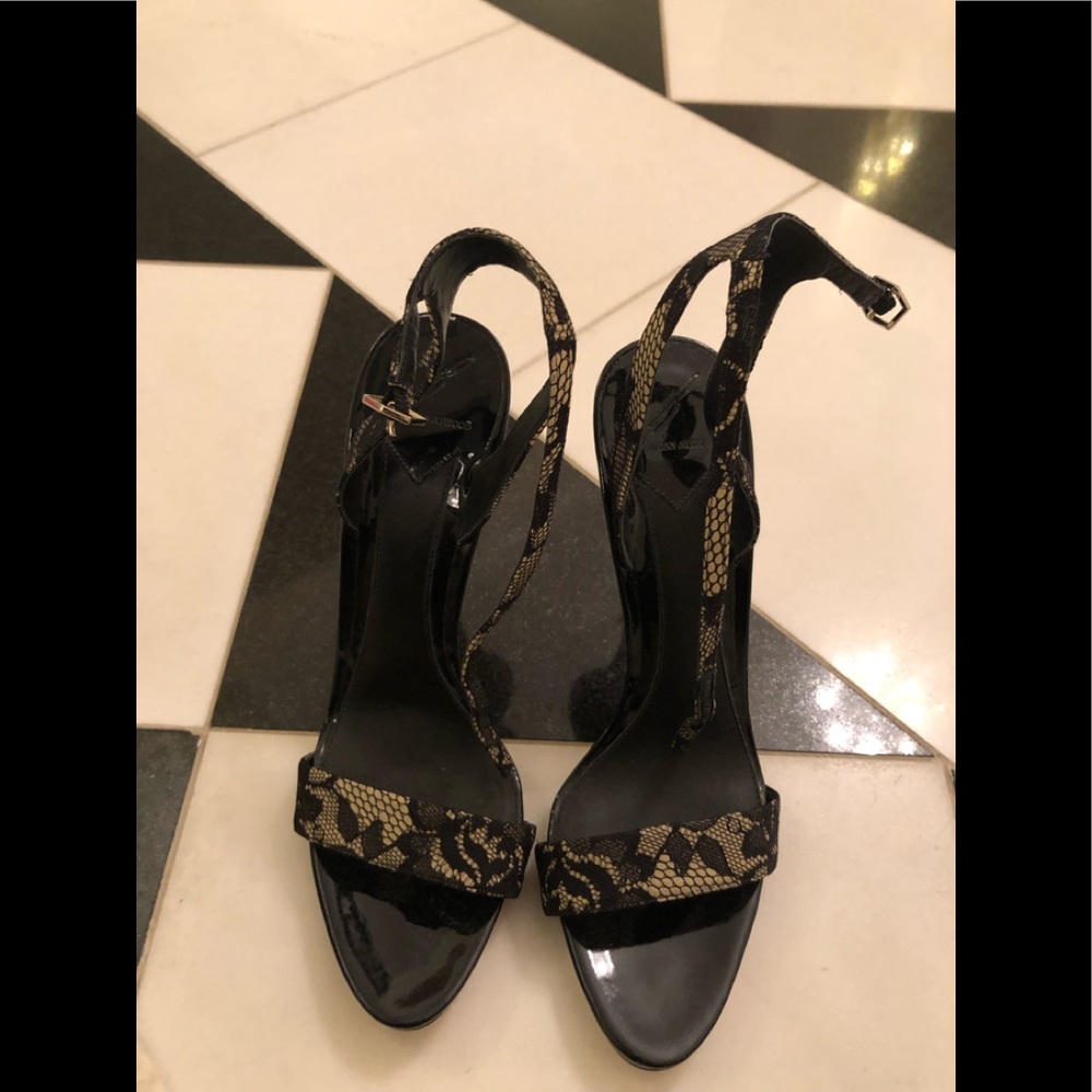 Brian Atwood Lace Sandals